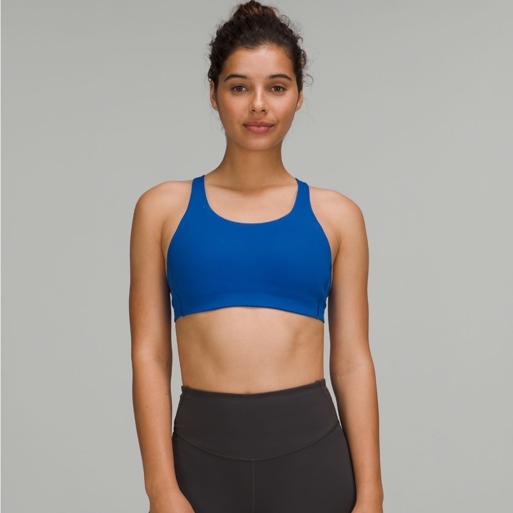 LULULEMON ENERGY BRA B-DDD blue blazer tone 34DD
